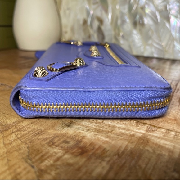 BALENCIAGA Leather Agneau Money Long Zippy Wallet - Picture 3 of 7